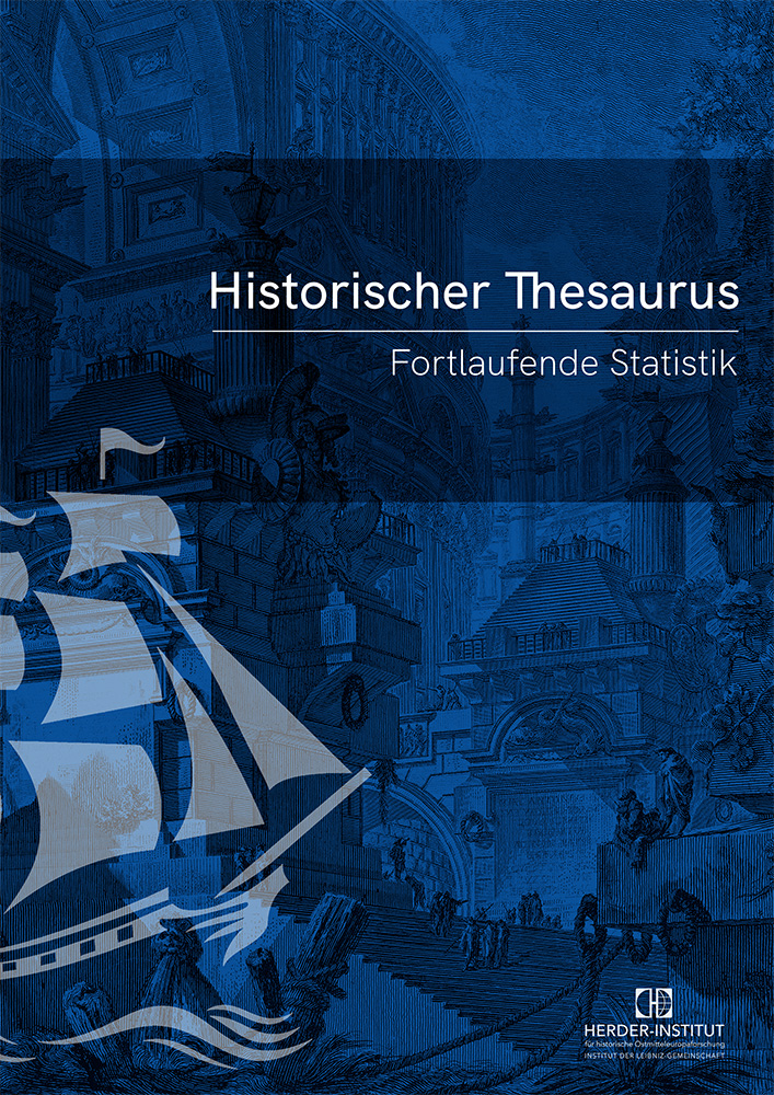 Historischer Thesaurus. Fortlaufende Statistik. Titelbild